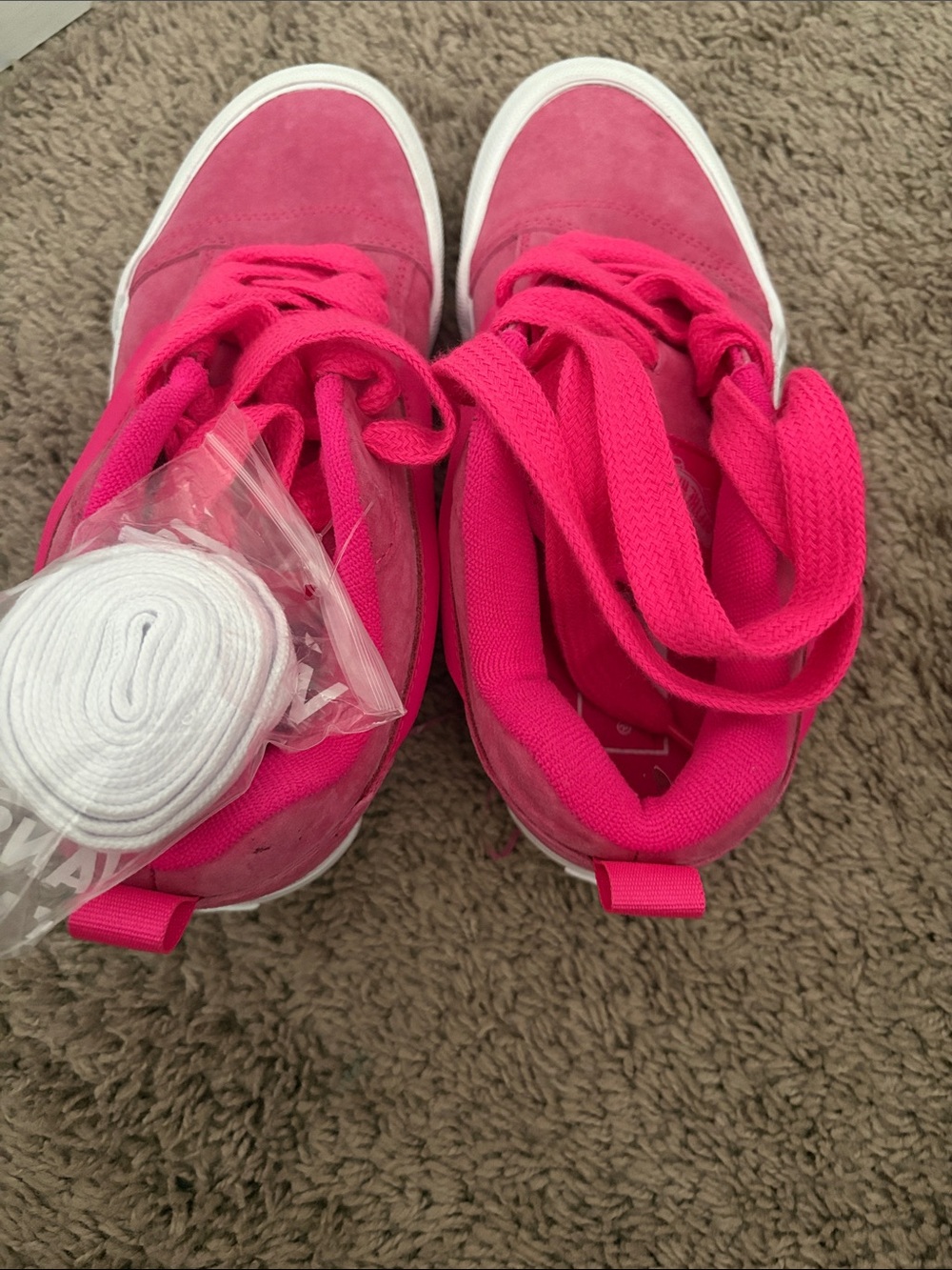 Vans Pink High-Top Sneakers